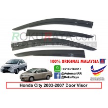 Honda City SEL (4th Gen) 2002–2008 AG Door Visor Air Press Wind Deflector (AG Mugen Design)